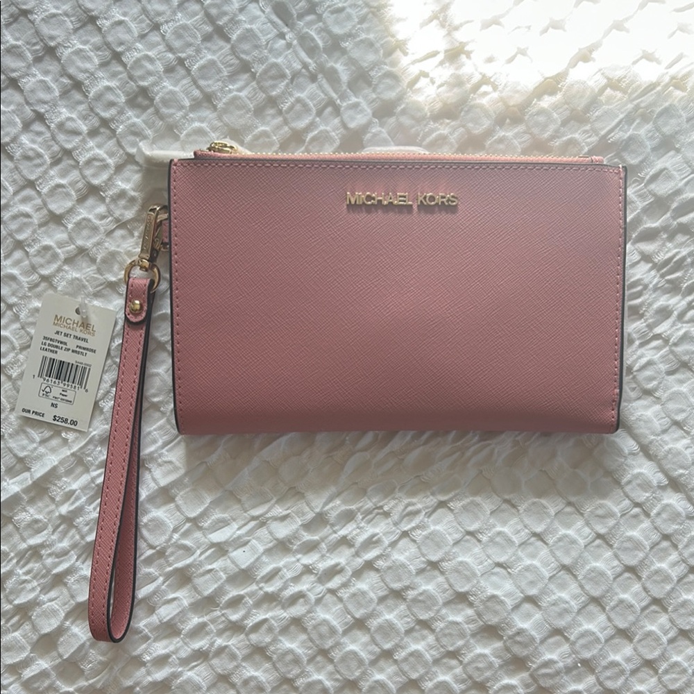 NWT - Michael Kors Jet Set Travel Primrose Wristlet